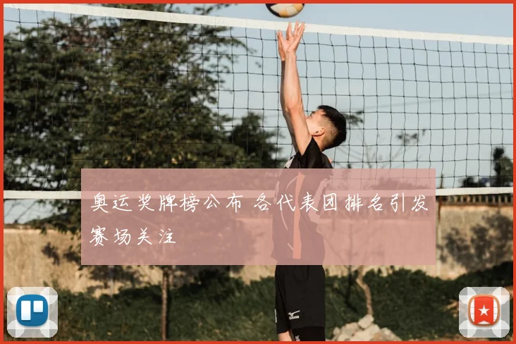 奥运奖牌榜公布 各代表团排名引发赛场关注