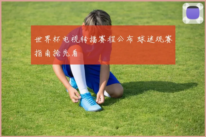 世界杯电视转播赛程公布 球迷观赛指南抢先看